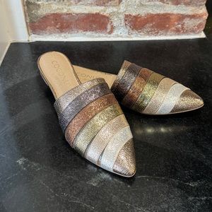 Coconuts by Matisse Wild Ones Metallic Slides / Mules